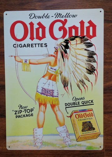 Old gold 12 cigarette - gold,
