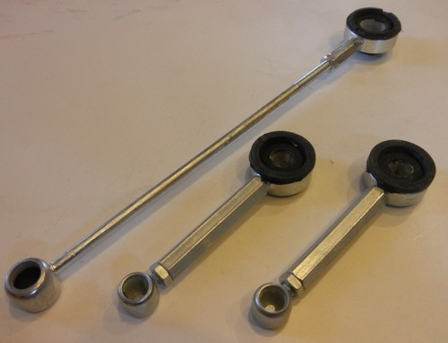 Gear link linkare rods - 3x, kit