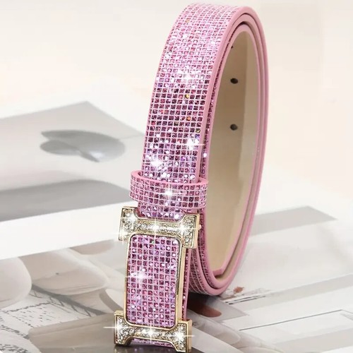 Elegant rhinestone belt - rhinestone,