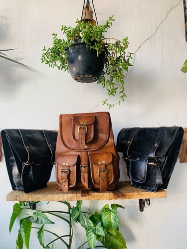 Goat leather motorcycle - leather, saddle