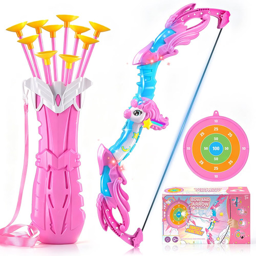 Unicorn bow and arrow set - and,