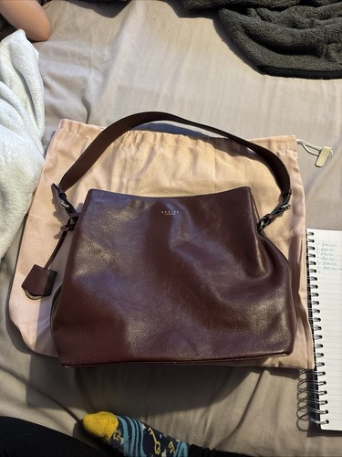 Radley burgundy slouch leather - burgundy,