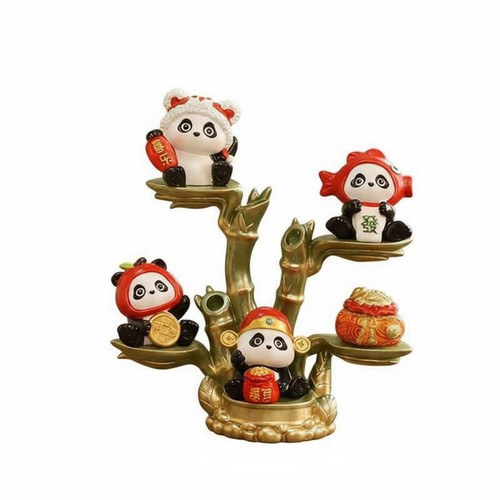 Panda figurine charming - figurine,