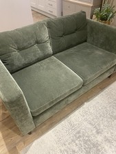 Beautiful Green Velvet Walker 2 Seater Sofa 