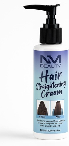 Hair straightening cream with - hair,