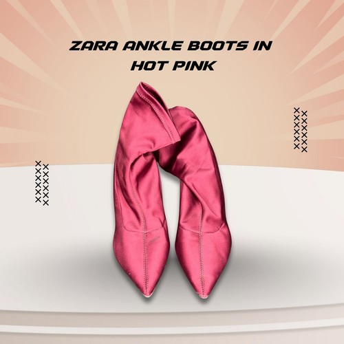 Zara hot pink - pink, ankle