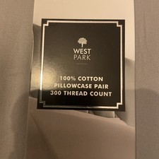 West Park Silver Pillowcase