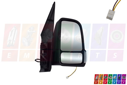 Manual full door wing - full, mirror