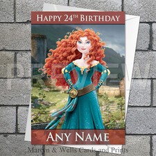 Merida birthday card: Brave