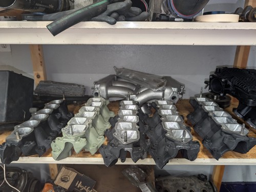 Ported lower intake oem vq35hr - lower,