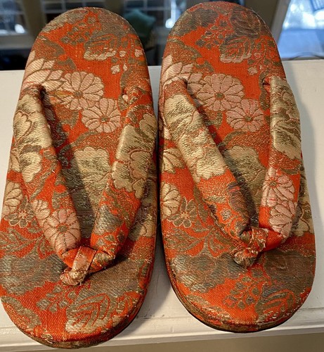 Antique geisha japanese shoes - antique,