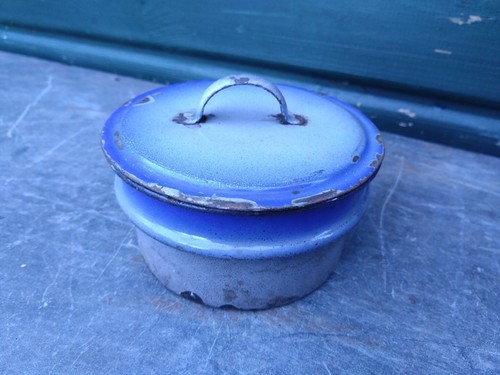 Vintage french enamel - french, pot