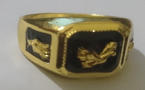 18k gold mens eagle - 18k, ep