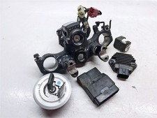 2004 Honda Transalp XL650V Lock Set, ECU, Regulator - 35010MCB770