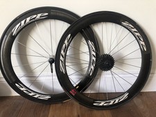 Zipp 404 Tubular Carbon Race Wheelset 700c w/Campy cassette and Conti tyres