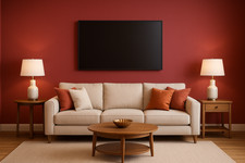 Wilman Interiors Berry Textured Vinyl Wallpaper – Stylish Red, UK Made, 10m Roll