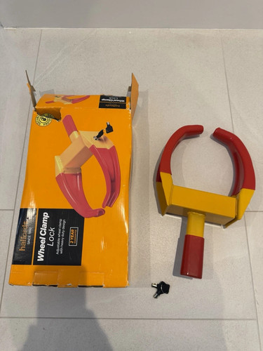Halfords wheel clamp lock - halfords,