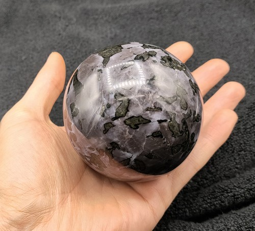 Large indigo gabbro - indigo, sphere