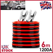 Jump Leads Heavy Duty Car Van Starter Booster Cables 6M 1200AMP Battery Start
