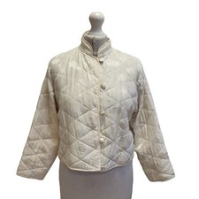 Patra Jacket Vintage Silk Button Fasten Nehru Collar Women's UK Size 12