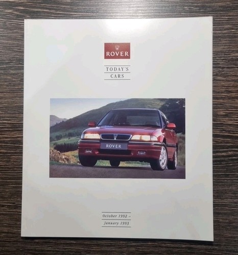 Rover october 1992 january - october,