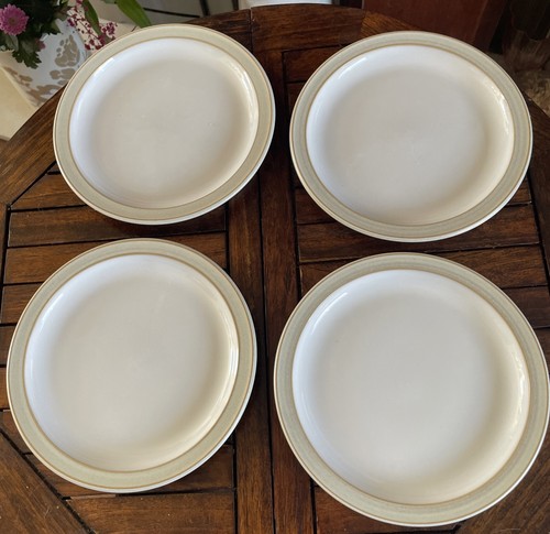 Denby linen side plate - denby, x4
