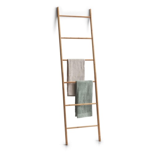 18870 ladder towel rail bamboo - rail,
