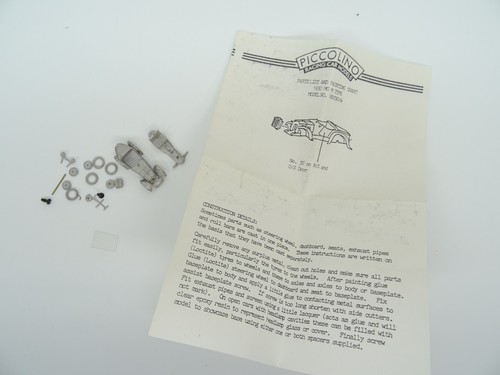 Gauge white metal kit - oo,