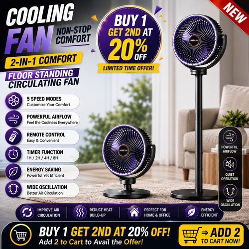 Silent standing fan - silent,