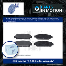 Brake Pads Set fits LEXUS LS400 4.0 Rear 89 to 92 1UZ-FE Blue Print 0446650010