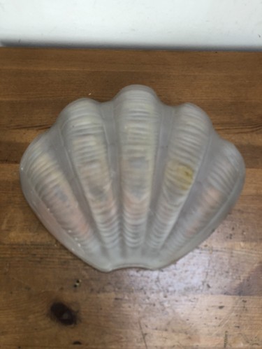 Art deco clam shell light - art,