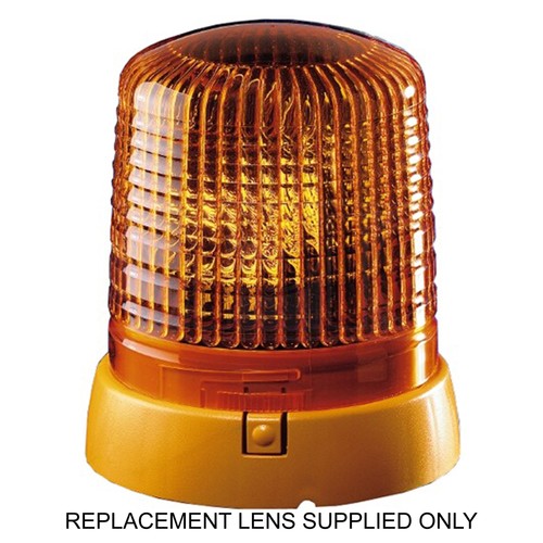 Lens rotating beacon amber - lens,