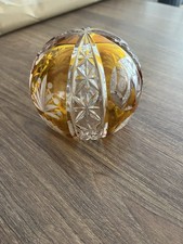 Mid Century Bohemian Cut Glass