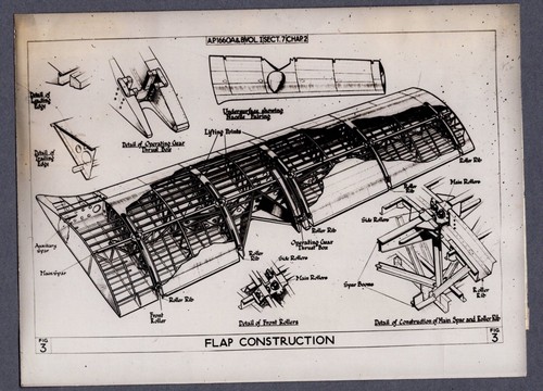 Short stirling bomber flap - stirling,