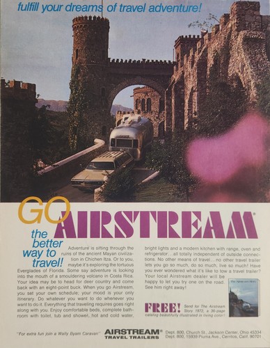 1971 print airstream travel - 1971,