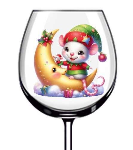 12x colourful christmas - 12x, rat