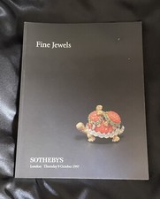 Sotheby’s Fine Jewels 1997 Catalogue Scrapbooking Beautiful Glossy Pics
