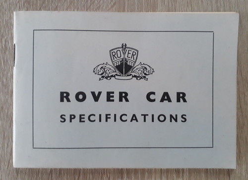 Rover 105 3 litre - 65, 90