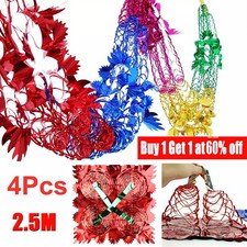 4pcs christmas foil garland - 4pcs,