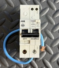 ABB NSBS32/2 WYLEX 32 AMP CURVE C 6kA 30mA RCBO MCB RCD TYPE AC NSBS 32/2