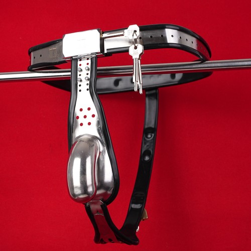Stainless steel man chastity - stainless,