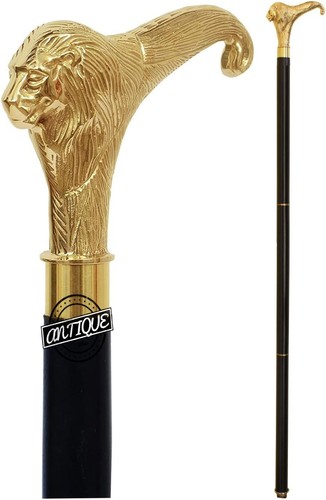 Solid lion handle vintage - lion,