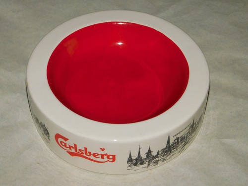 Pub ashtray carlsberg white - pub,