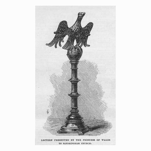 Sandringham lectern presented - sandringham,