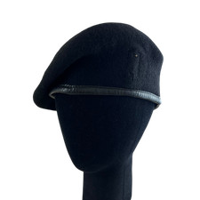 Finnish Navy Beret Black Wool