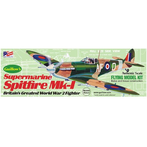 Guillow 504 spitfire 1 - 504, mk-1