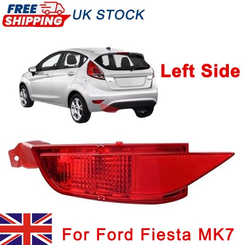 Red bumper left tail lamp - red, lens