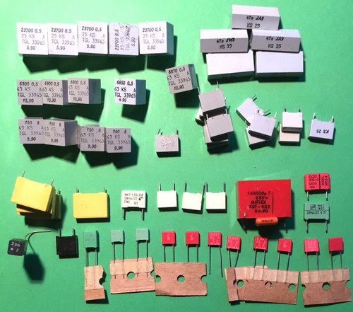 Polyester film capacitor - polyester,