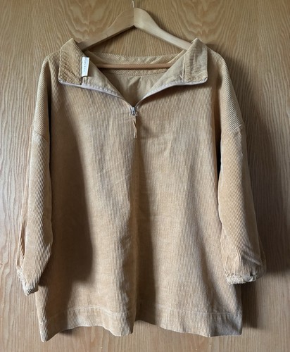 Poetry jumper courderoy zip - zip, up