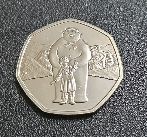 2019 snowman 50p bunc - snowman,